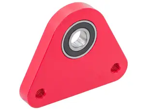 swiing® ingenious triangular bearing plate Racing aluminium red anodized | Piaggio Ciao, SI, Bravo swiing® ingenious triangular bearing plate Racing aluminium red anodized | Piaggio Ciao, SI, Bravo