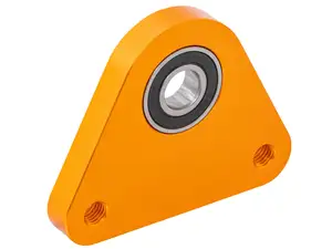 swiing® ingenious triangular bearing plate gold orange | Piaggio Ciao, SI, Bravo swiing® ingenious triangular bearing plate gold orange | Piaggio Ciao, SI, Bravo