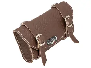 Saddle bag "Oldschool" dark brown (diamond pattern) Saddle bag "Oldschool" dark brown (diamond pattern)