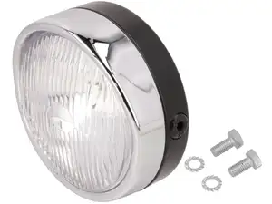 GUIA Scheinwerfer rund Ø 14 cm Chrom / schwarz (Spoiler) GUIA Scheinwerfer rund Ø 14 cm Chrom / schwarz (Spoiler)