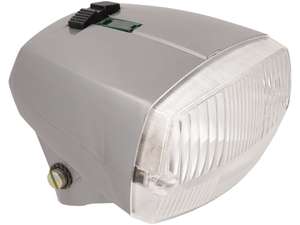 Aprilia Headlight, Gray, NOS | Piaggio Ciao P / SC Aprilia Headlight, Gray, NOS | Piaggio Ciao P / SC