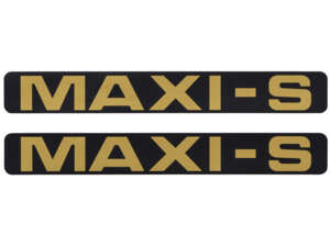 Aufkleber «MAXI-S» gold Aufkleber «MAXI-S» gold