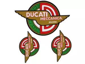 Klebersatz «Ducati Meccanica Bologna» 3-tlg. Klebersatz «Ducati Meccanica Bologna» 3-tlg.