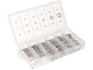BGS Muttern-Set Inox 300-tlg. BGS Muttern-Set Inox 300-tlg.