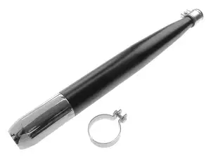 GPO Zigarrenauspuff Ă 28 / 60 mm (schwarz / Chrom) | Sachs GPO Zigarrenauspuff Ă 28 / 60 mm (schwarz / Chrom) | Sachs