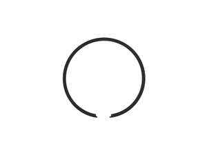 Airsal Kolbenring 45x1.5 mm schwarz | Puch Airsal Kolbenring 45x1.5 mm schwarz | Puch