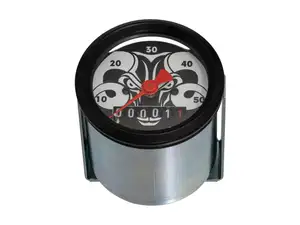66HEROES speedometer 60 km/h Ø 48 mm | 66HEROES logo 66HEROES speedometer 60 km/h Ø 48 mm | 66HEROES logo