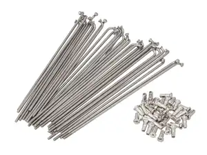 GPO Speichen-Set inkl. Nippel (2.9 x 178 mm) Vorderrad Inox | Piaggio Ciao, Bravo, Boxer GPO Speichen-Set inkl. Nippel (2.9 x 178 mm) Vorderrad Inox | Piaggio Ciao, Bravo, Boxer