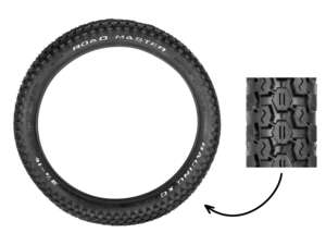 Road Master 2.25 x 16" (white lettering) Road Master 2.25 x 16" (white lettering)