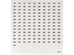 swiing® revival sticker sheet 170 - 300 Nozzle labeling swiing® revival sticker sheet 170 - 300 Nozzle labeling