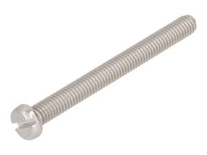 Schraube M6x60 Zylinderkopf Schlitz Inox Schraube M6x60 Zylinderkopf Schlitz Inox