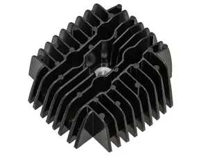 DMP 38 mm cylinder head (higher compression) black | Tomos DMP 38 mm cylinder head (higher compression) black | Tomos