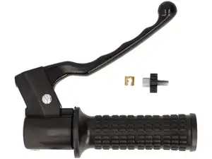 Domino Gasgriff-Set Alu schwarz | Piaggio Ciao, SI Domino Gasgriff-Set Alu schwarz | Piaggio Ciao, SI