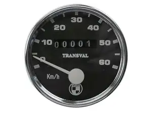 Transval speedometer "Puch" 60 km/h Ø 60 mm Transval speedometer "Puch" 60 km/h Ø 60 mm