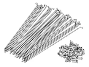 GPO 19" Speichen-Set inkl. Nippel (2.9 x 212 mm) silber GPO 19" Speichen-Set inkl. Nippel (2.9 x 212 mm) silber