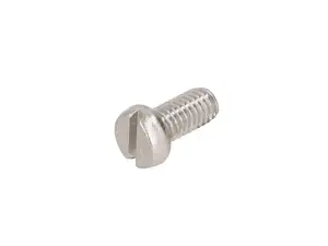 Schraube M6x12 Zylinderkopf Schlitz Inox Schraube M6x12 Zylinderkopf Schlitz Inox
