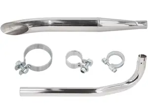 Auspuff-Set Sidepipe Ø 32 / 60 mm Chrom | Sachs 503 Auspuff-Set Sidepipe Ø 32 / 60 mm Chrom | Sachs 503
