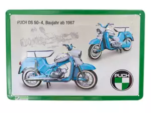 Nostalgic Art tin sign "Puch DS 50-4" 30 x 20 cm Nostalgic Art tin sign "Puch DS 50-4" 30 x 20 cm
