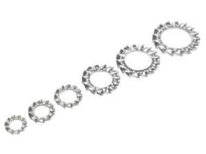 Serrated lock washer M4 - M12 galvanized Serrated lock washer M4 - M12 galvanized