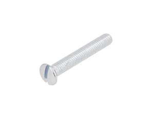 Schraube M6x40 Linsensenkkopf Schlitz verzinkt Schraube M6x40 Linsensenkkopf Schlitz verzinkt