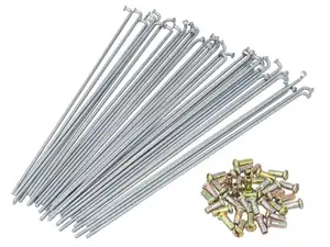 GPO 19" Speichen-Set inkl. Nippel (2.9 x 212 mm) Stahl verzinkt GPO 19" Speichen-Set inkl. Nippel (2.9 x 212 mm) Stahl verzinkt