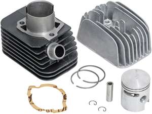 Olympia 43 mm Zylinderkit inkl. Kopf 10 mm KoBo | Piaggio Ciao, Bravo, Boxer Olympia 43 mm Zylinderkit inkl. Kopf 10 mm KoBo | Piaggio Ciao, Bravo, Boxer