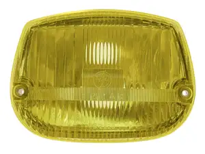 Reflector & glass yellow | Piaggio Ciao PX, C24, Boss Reflector & glass yellow | Piaggio Ciao PX, C24, Boss