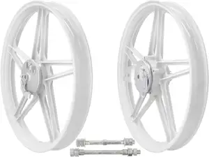 Felgensatz 17" Guss weiss (5 Speichen) | Peugeot 103 Felgensatz 17" Guss weiss (5 Speichen) | Peugeot 103
