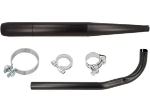 Exhaust set "Tuning" Ø 28 / 70 mm black | Sachs 503 2AL/2BL Exhaust set "Tuning" Ø 28 / 70 mm black | Sachs 503 2AL/2BL