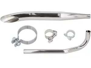 Auspuff-Set Sidepipe Ø 28 / 60 mm Chrom | Sachs 503 Auspuff-Set Sidepipe Ø 28 / 60 mm Chrom | Sachs 503
