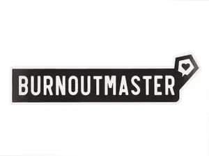 mk-Merch Aufkleber «BURNOUTMASTER» 25 x 100 mm mk-Merch Aufkleber «BURNOUTMASTER» 25 x 100 mm